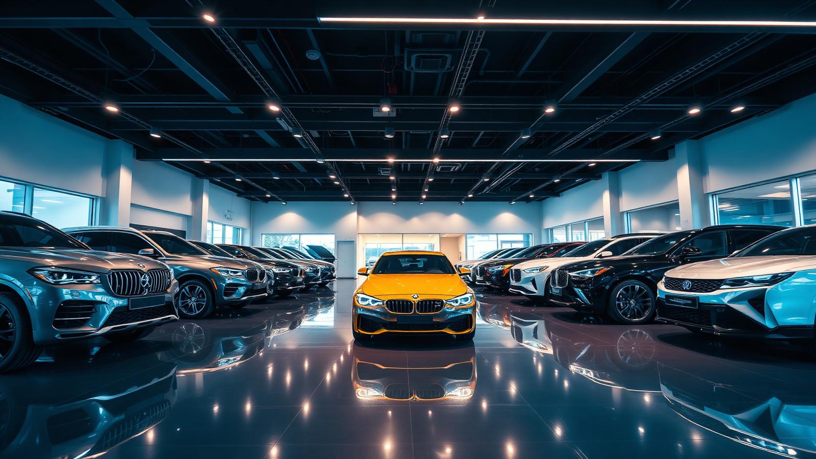 Hong Kong Motors LLC vehicle showroom